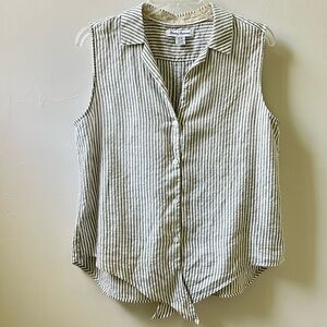 Tommy Bahama Sleeveless Blouse Top Size M